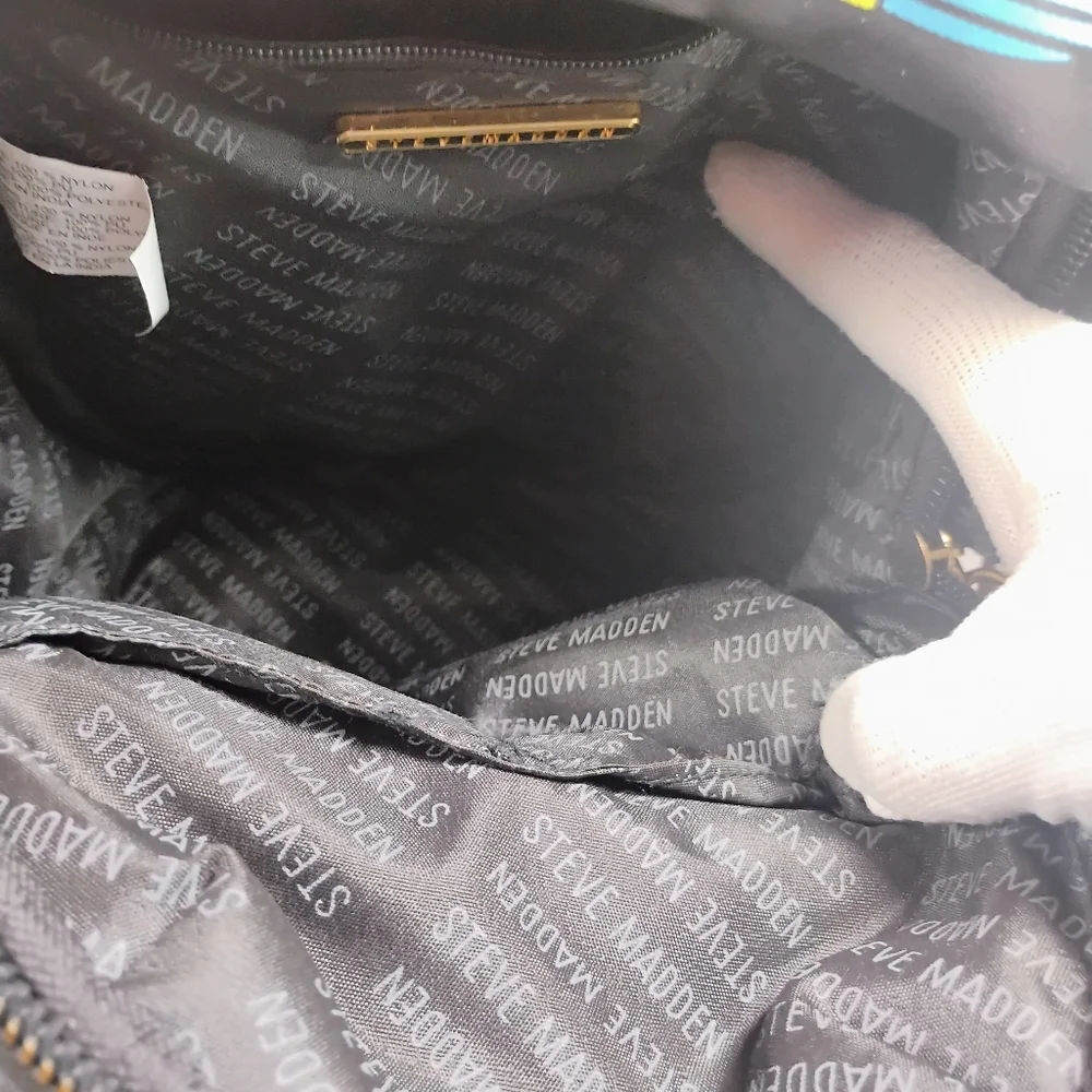 Steve Madden Bminiforce Mini Backpack Black Nylon OS